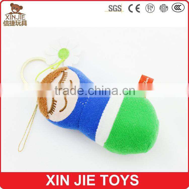 10cm plush mascot doll keychain 8inch soft mascot doll 100% polyester material mascot toys