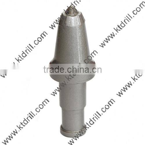 Round shank pile cutter trenching crushing head bits BSR158 38mm