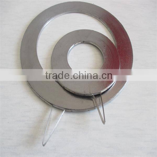 Spiral Wound Metal Gasket, 1-1/4In, 304SS