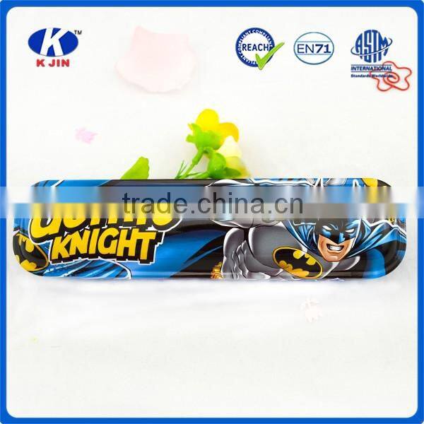 Advertising cartoon pencil case for kids with metal material