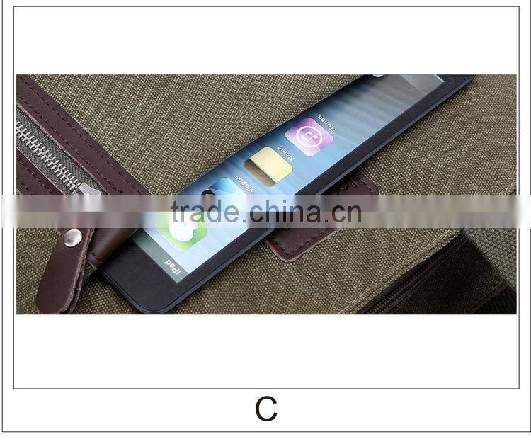 unisex fashion messenger bag,business canvas handbag,mens canvas messenger bag