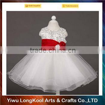 High quality baby girl party tutu dress formal wedding dress with flower