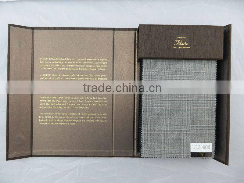 Filarte Super180 top quality Italian design worsted wool men's suiting fabric in stock