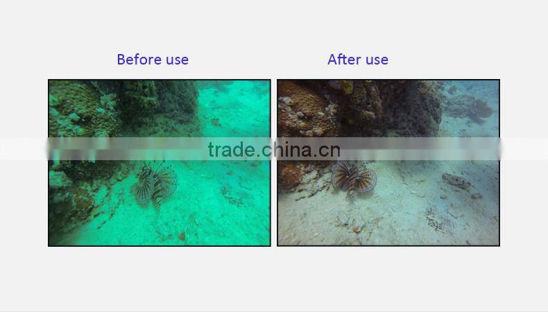 Telesin New Arrival Under Sea Diving Alloy Red Filter for Go Pro Hero3+ and Hero4