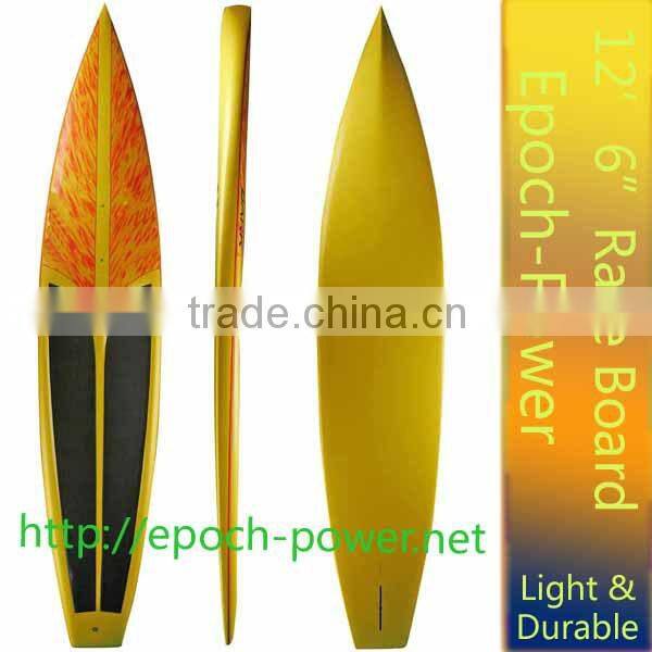 Light bamboo racing board