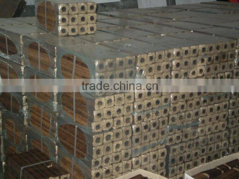 Energy saving high output sawdust briquette machine