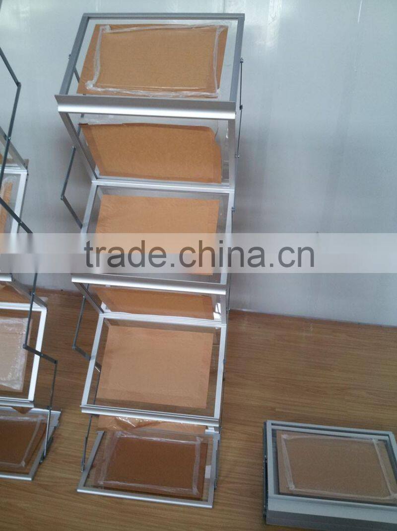 A4 aluminium Portable Literature holders Rack from china