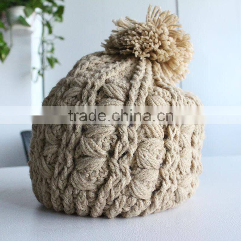 New winter warm acrylic beanie,fashion felt hats for women