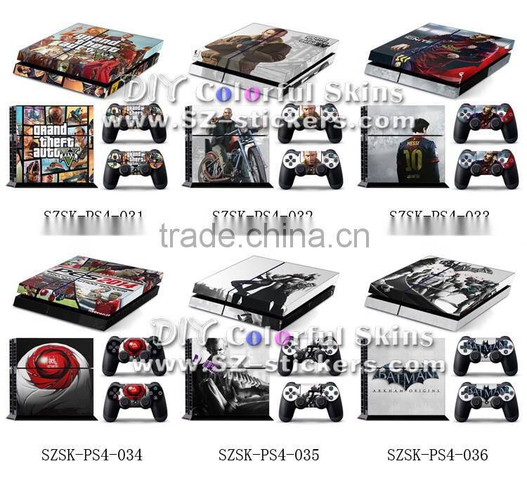 alibaba express custom sticker skin for ps4 vinyl football for ps4 console skin sticker for ps3