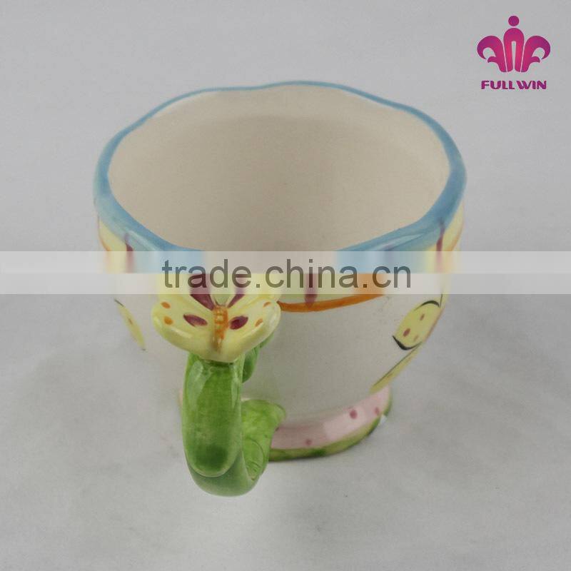 Ceramic coffee mug for biscuit