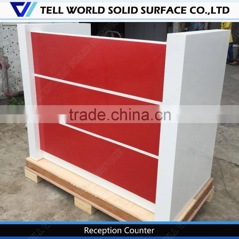 Office counter design/small stand desk/mini reception desk