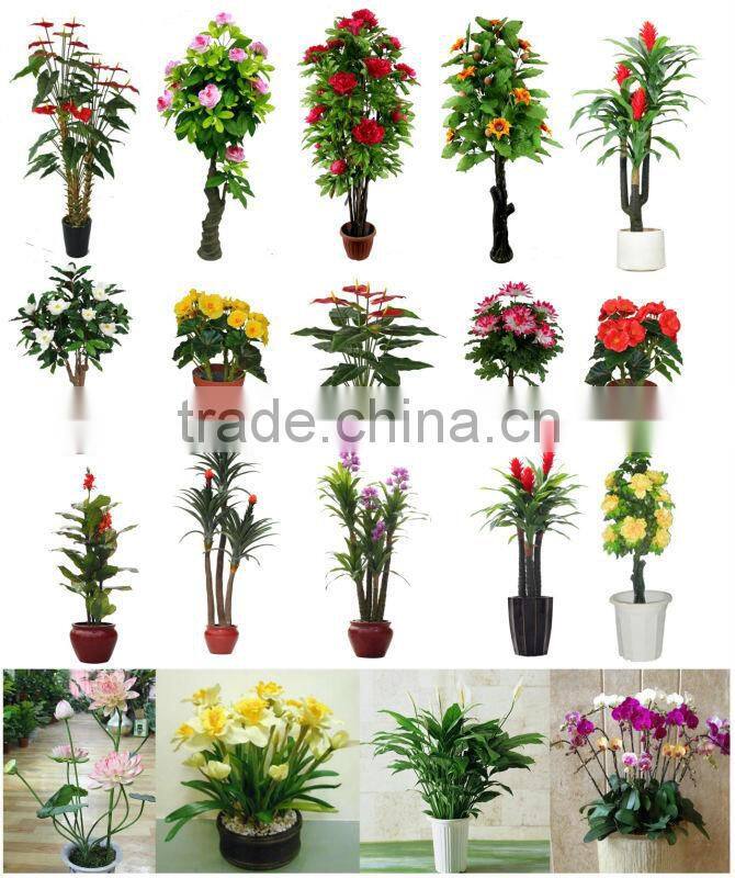 Factory price plastic mini cherry tree indoor decor artificial cherry tree