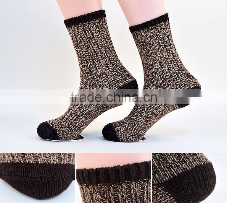 Hot sale 56N heavy gauge merino wool outdoor socks/custom sock