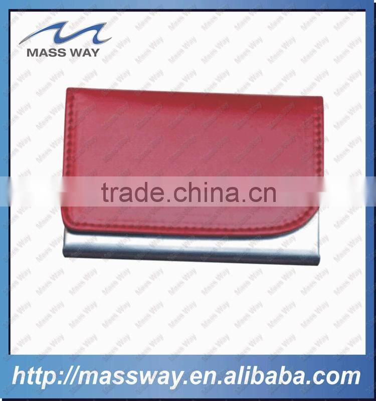 aluminum black laser engraved custom two layer ID name card holder