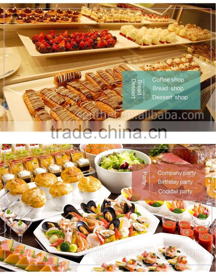 Multi-function buffet tableware with iron rack