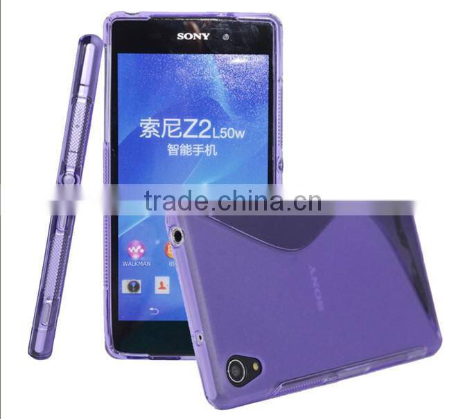 S Line Matte Soft TPU Case For LG Sony Xperia Z2/Z2 mini