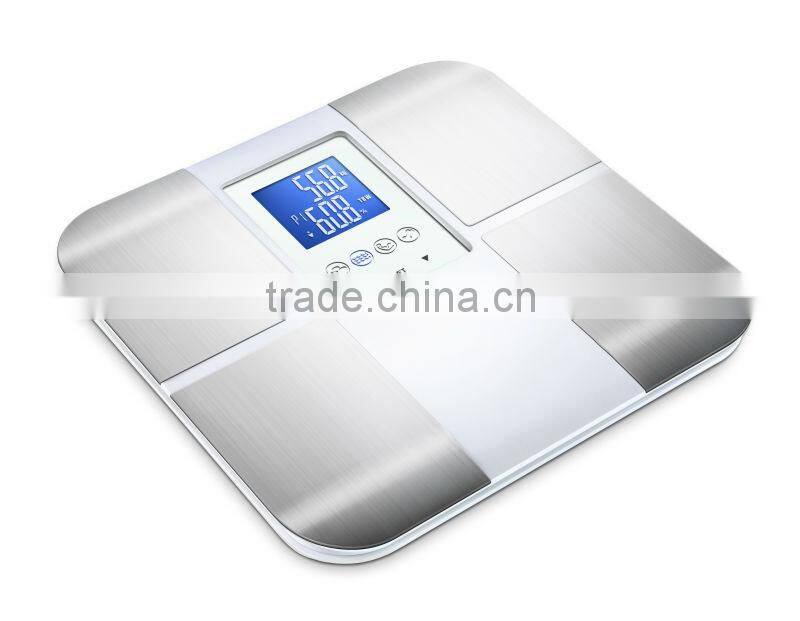 High quality body fat analyzer pedometer