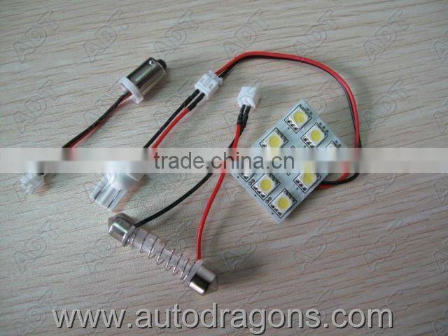 car SMD panel with 9 LEDs available 194 flexible festoon (1031, 1036, 1039, 1042, 1044);