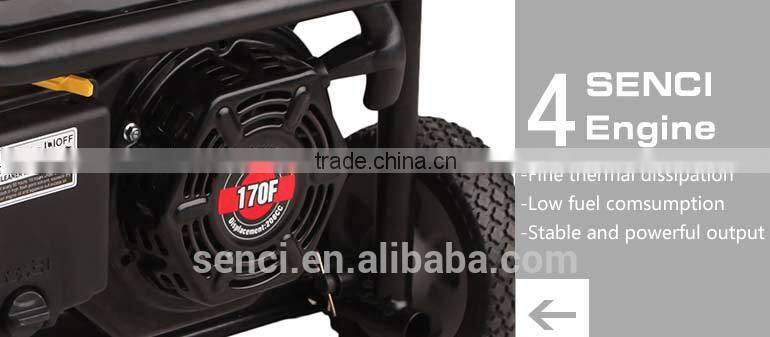 100% Cooper Wire AC Single Phase Portabale Kerosene Power Generator