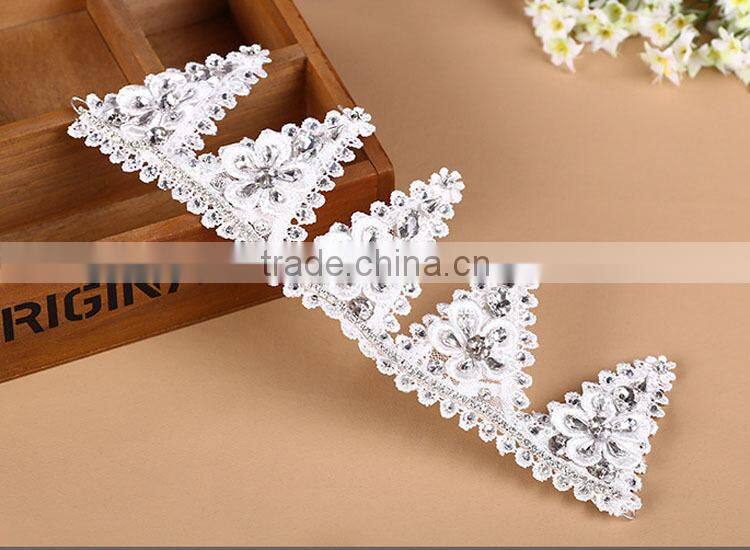 princess flower headband crown headband, wedding flower crown