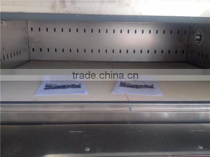 Cheap price 2 deck 4 trays gas pizza oven with ceramic stone,bakery equipment