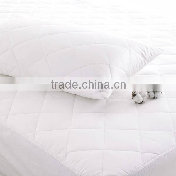Diamond-quilted 100% Cotton Pillow Protector