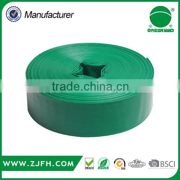 high quality 2bar 3bar 4bar PVC layflat hose water irrigation manufacturer