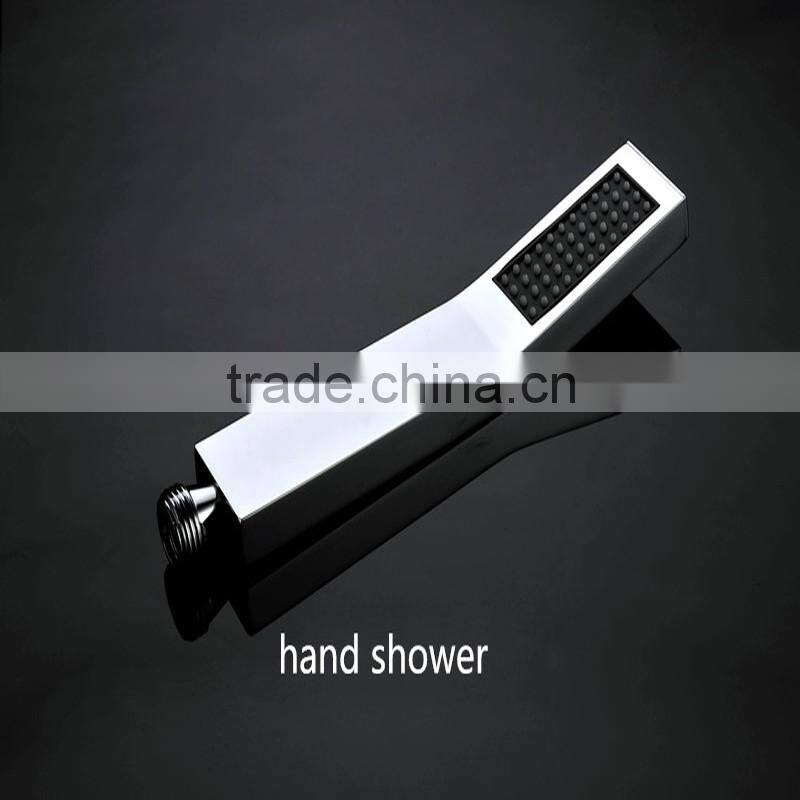 hidden mounted bath shower mixer led/rain shower faucet set for accessories with hand help shower head