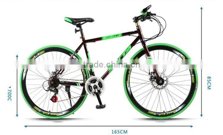 High carbon steel frame 700C 24 speed road bicycles