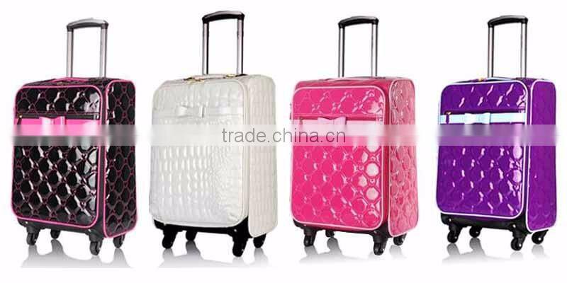 PVC Luggage Light Trolley Case Beautiful Suitcase Luggage