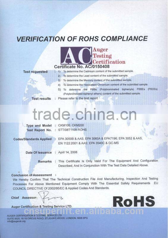 CKM200 Finger Protect Double Track High Quality garage door -- CE approved