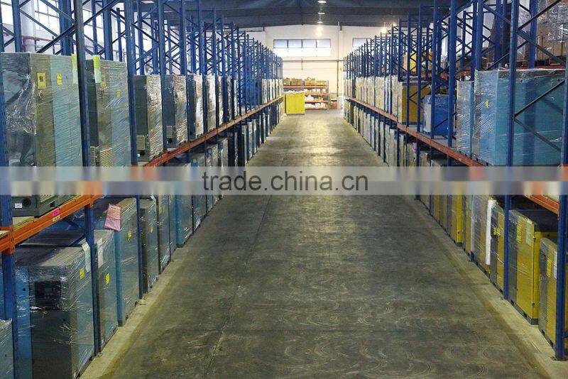 100PSI-190PSI air cooling belt driven screw air compressor