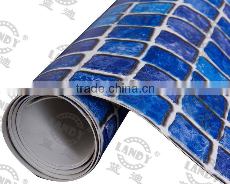 Superior suitable anti-corrosion mesh pvc pool liner