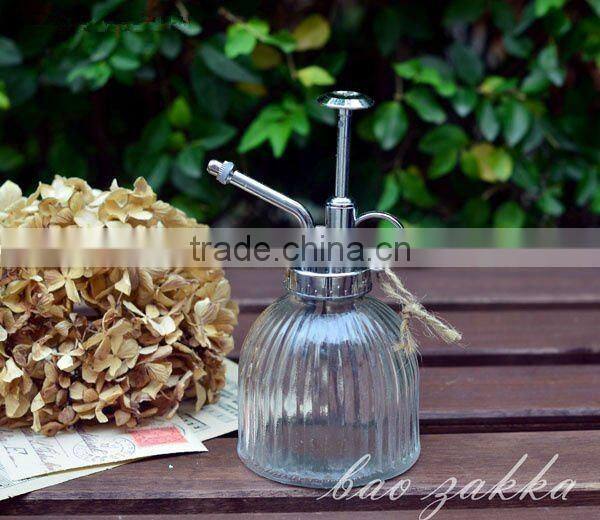 watring device, glass bottle, with spray pump