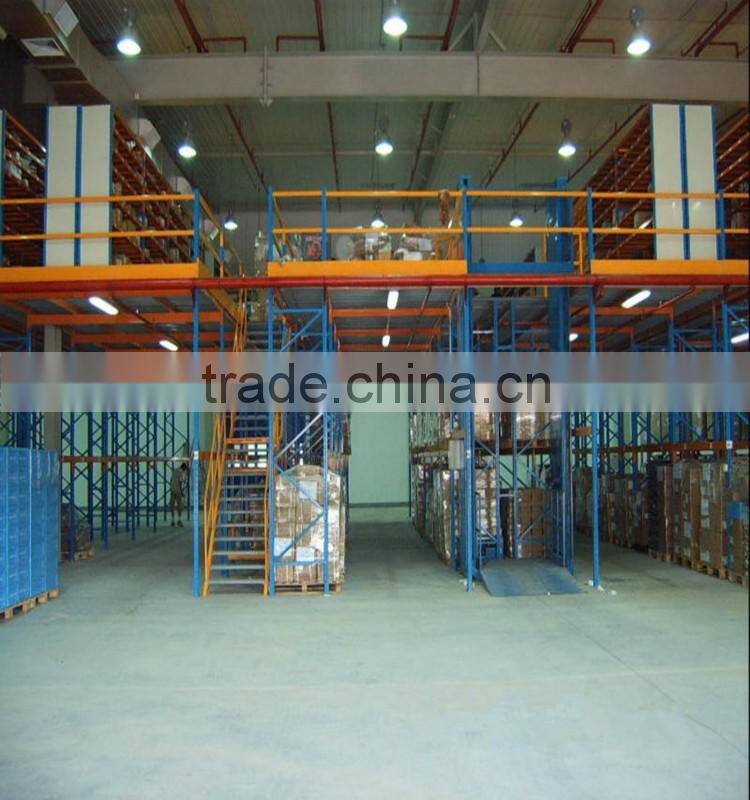 Multi-purpose Adjustable Metal Mezzanine Floor Storage Rack System