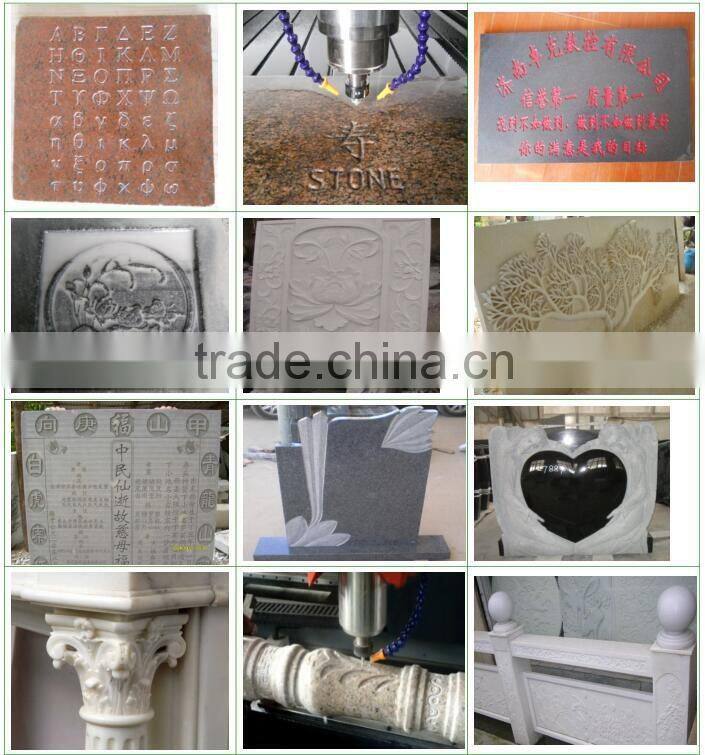 China hot sale z-axis 600mm stone cnc engraving machine 1300*2500mm