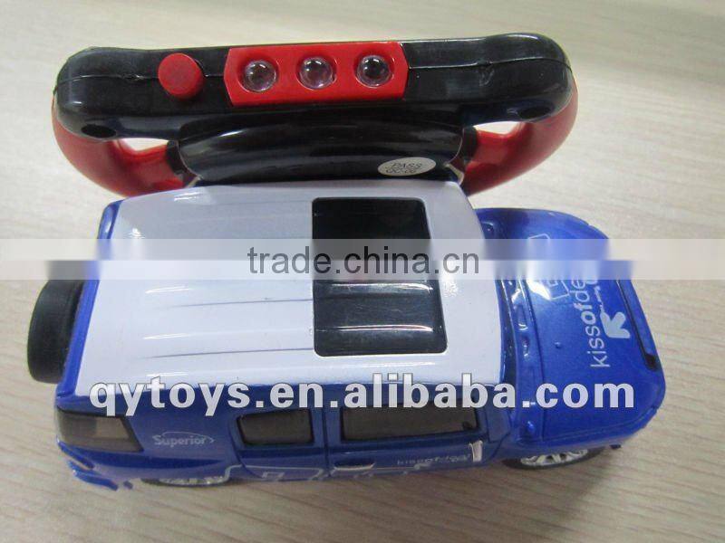 1:36 4 channels MOTORSENSOR IR car RC car battery PVC plastic toys/truck for children RC drive rally car toys remote control car