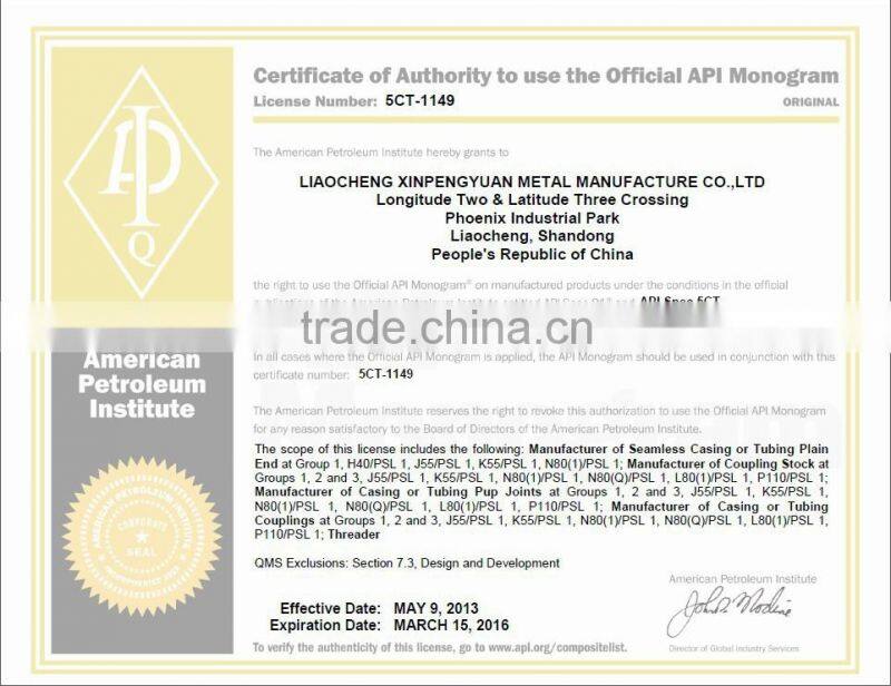 ASTM A106GR.B 18 inch sch60 seamless steel pipe