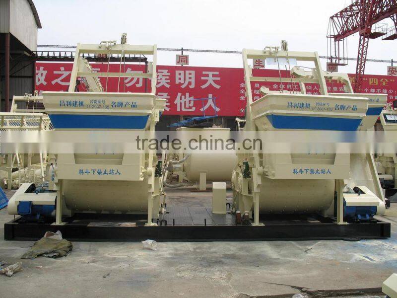 High capacity electric concrete mixer,twin-shaft concrete mixer,JS750 concrete mixer in sri lanka