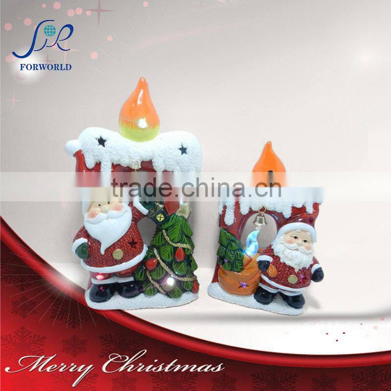 2014 Chrismas Standing Santa claus decoration with tress