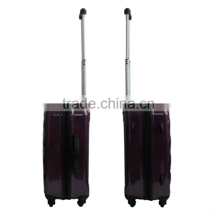 2016 High Quality ABS/PC suitcase /Durable Hotel luggage trolley / Fashion Women travel trolley suitcase