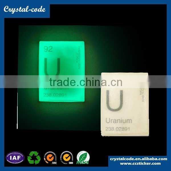 Warning wholesale strong adhesive glow in the dark paper