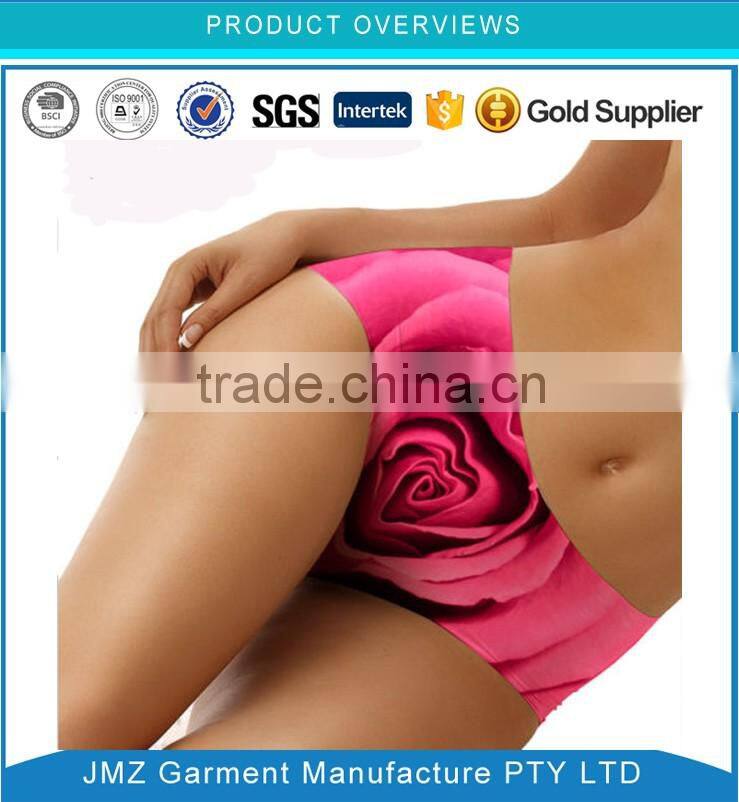 Digital print panties for custom women underwear