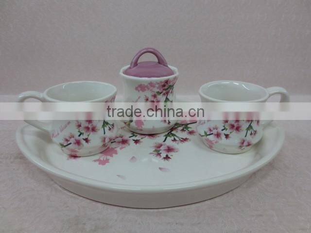 Decorative DFC Ceramic Teapot for Home Using