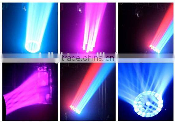 New arrival big bee beam 19*15w rgbw 4in1 led moving head lighting for stage show