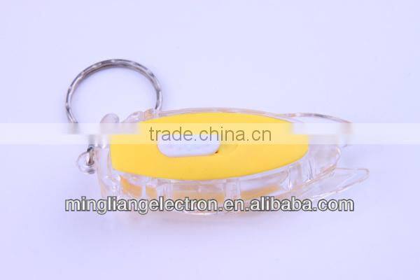 PVC Led cricket keychain novelty gifts