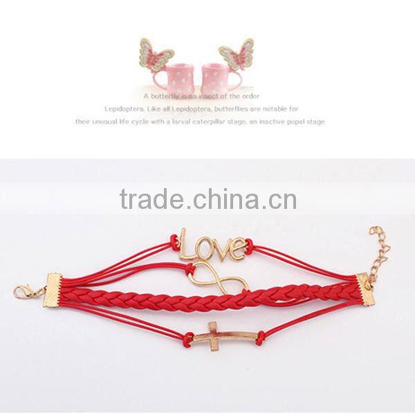 2014 wholesale love couples bracelet