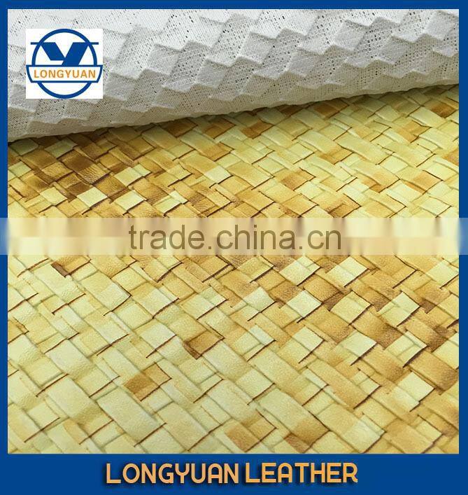 Leather for Wallet Material PU for Backpack