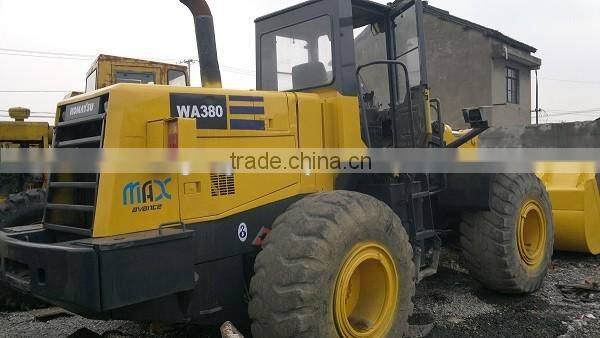 WA380-3 used komatsu wheel loader, also WA70,WA100,WA380-6,WA470-5 used loader