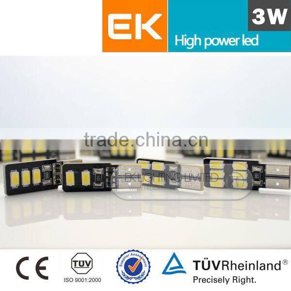 Smart system T10/W5W/194 5630 3535 Canbus festoon led car light canbus auto 12v 8w led car bulb